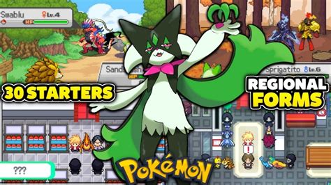 [Updated] New Pokemon FanGame With Gen 9, 30 Starters.